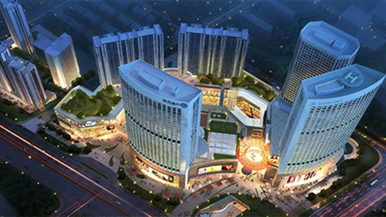 東芝電梯229臺全球同步產品助力華元歡樂城構建安全高效客流解決方案