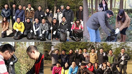 東芝電梯顧村公園CSR清撿活動