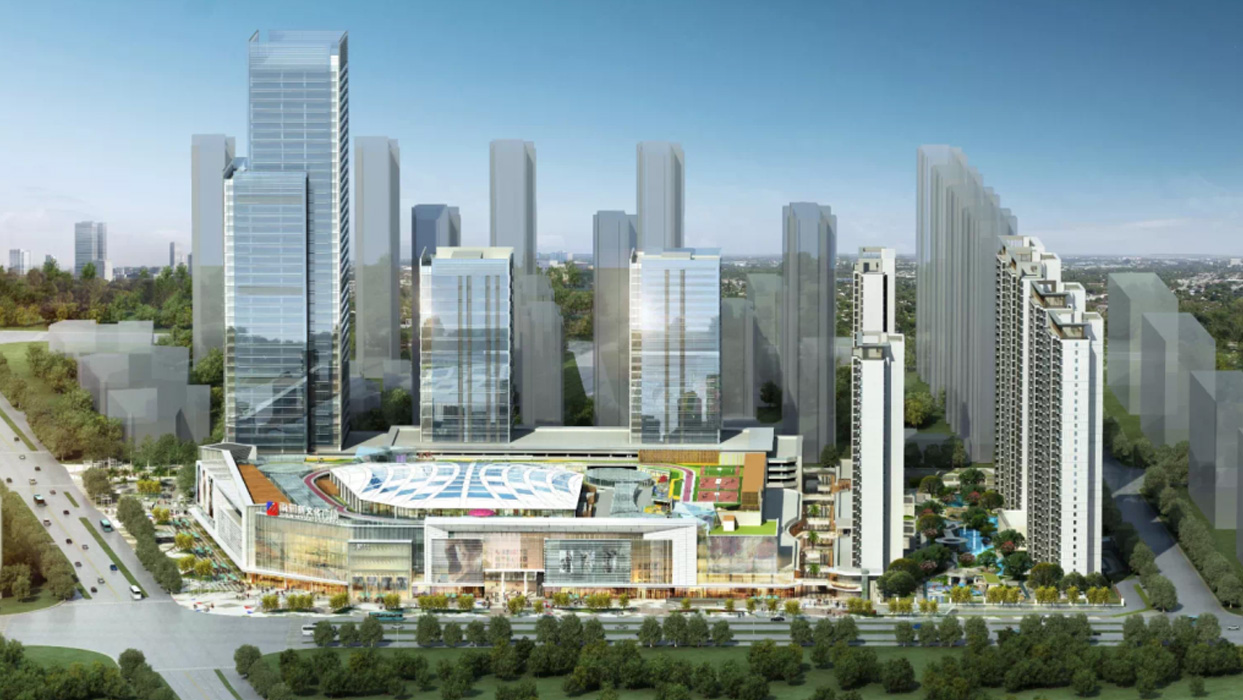 東芝電梯為都市生活添彩 | 南通如東雨潤新文化廣場