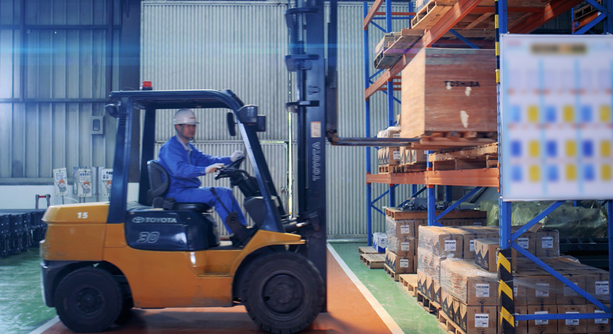 迅捷的零配件供應(yīng)體系