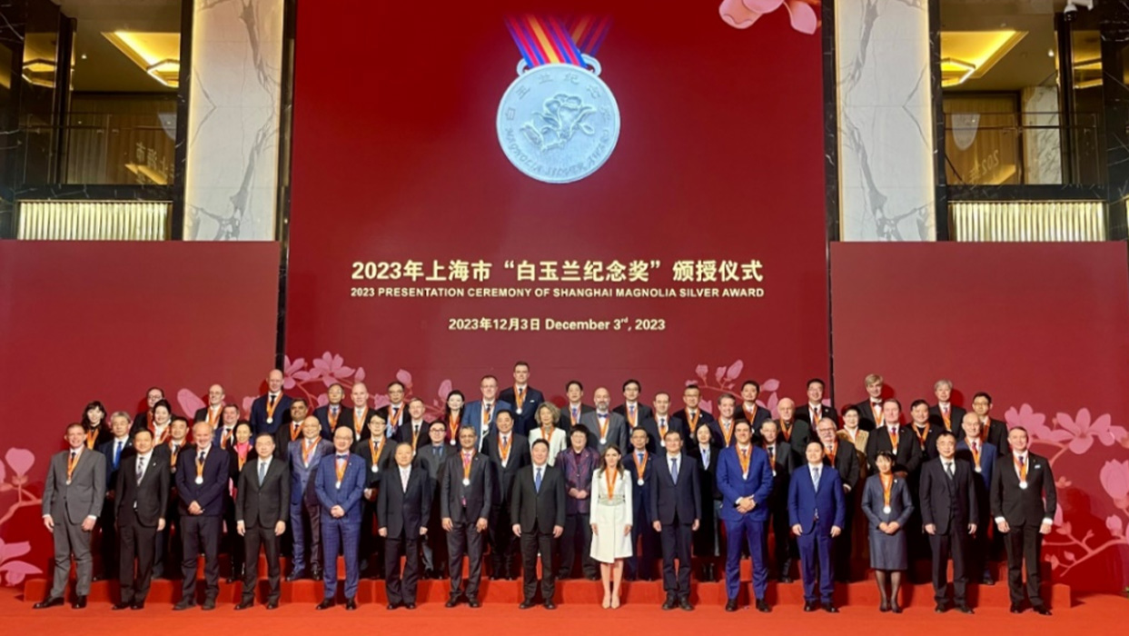 喜報 東芝電梯野杁朗友先生榮獲2023年上海市“白玉蘭紀(jì)念獎”
